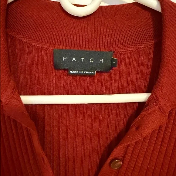 Hatch The Averie Polo Rib Sweater Dress - Picture 5 of 6